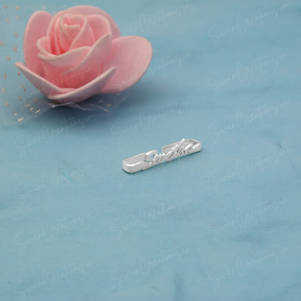 custom name band,watch accent,watch accesory,watch band,personalised jewellery,watch charm,charm,silver watch accent,silver 925 watch accessory1,SWAN CREATIONS custom name band - Image 1