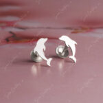 925 Silver Earring - DOLPHIN