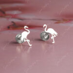 925 Silver Earring - FLAMINGO