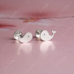 925 Silver Earring - WHALE