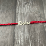 925 SILVER CURSIVE NAME RAKHI - Image 4