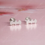925 Silver Earring - BATMAN