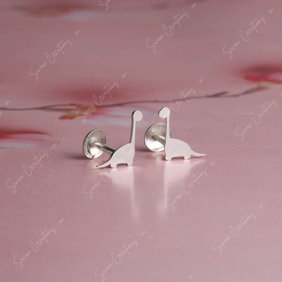 brachio-swancreations-earrings-everday earrings-925 silver stud-925 earrings-silver earring-925 silver earring 925 Silver Earring - BRACHIO - Image 1