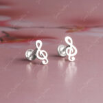 925 Silver Earring - CLEF