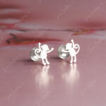 925 Silver Earring - DANCING APE