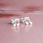 925 Silver Earring - DOUBLE BEAM