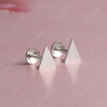925 Silver Earring - TRIGON