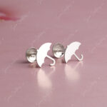 925 Silver Earring - UMBRELLA