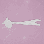 925 Silver Giraffe Fork - Image 2