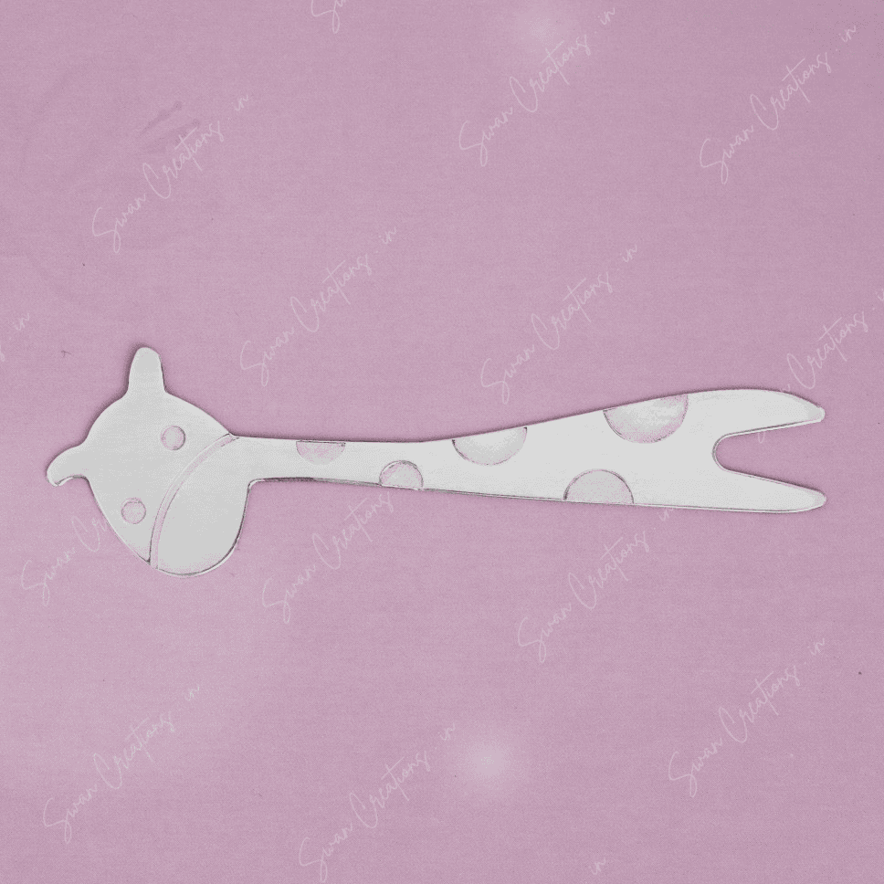 925 Silver Giraffe Fork - Image 2