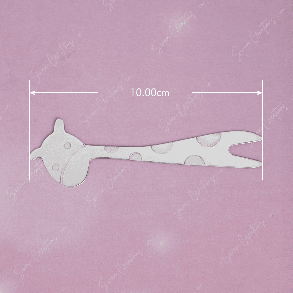 925 Silver Giraffe Fork - Image 3