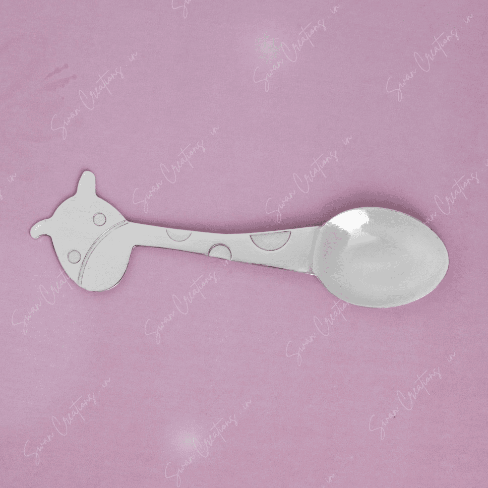 925 Silver Giraffe Spoon - Image 2