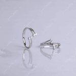 925 SILVER ADJUSTABLE TOE RINGS - TWIN SHINE