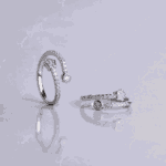 925 SILVER ADJUSTABLE TOE RINGS -TINY STAR