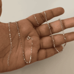 925 dual tone fancy chain anklet - Image 3