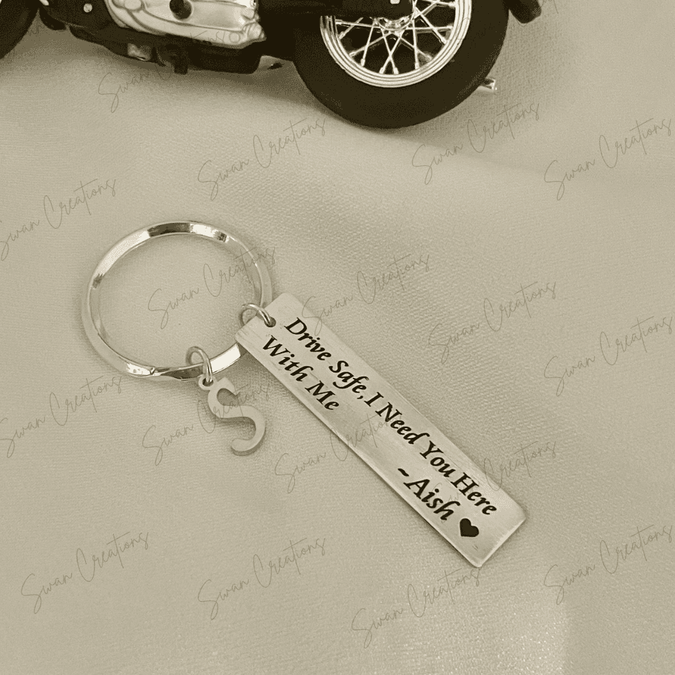 925 silver, keychains, personalised keychains , custom made, gifts for all 2 925 SILVER CARE FOR YOU KEYCHAIN - Image 1